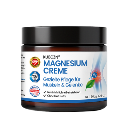 KUBOZN® Magnesium Creme – Spürbare Pflege & Entlastung für Muskeln & Gelenke | Hergestellt in Deutschland (Offer)
