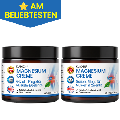 KUBOZN® Magnesium Creme – Spürbare Pflege & Entlastung für Muskeln & Gelenke | Hergestellt in Deutschland (Offer)