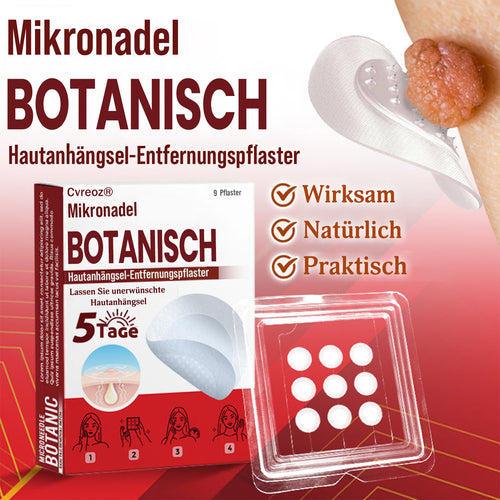 Cvreoz® Mikronadel Botanisches Hautanhängsel-Entfernungspflaster